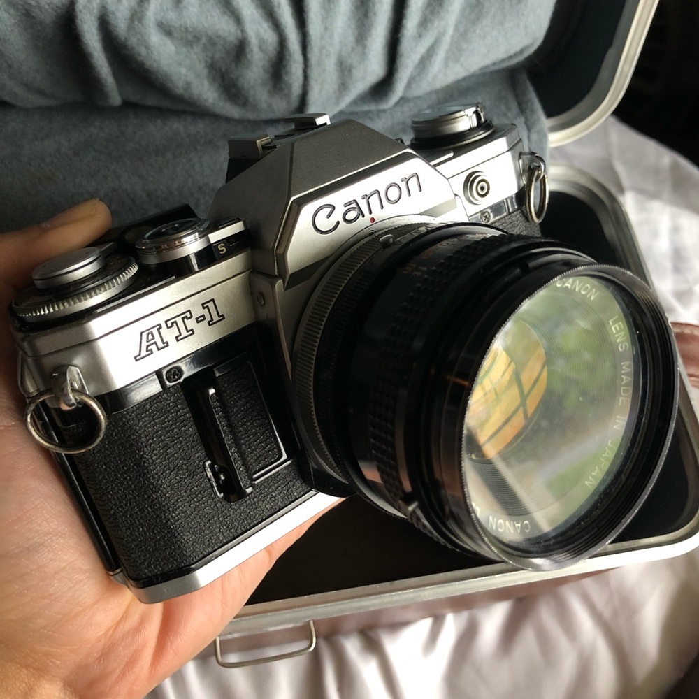 Vintage Canon AT-1 35mm film camera